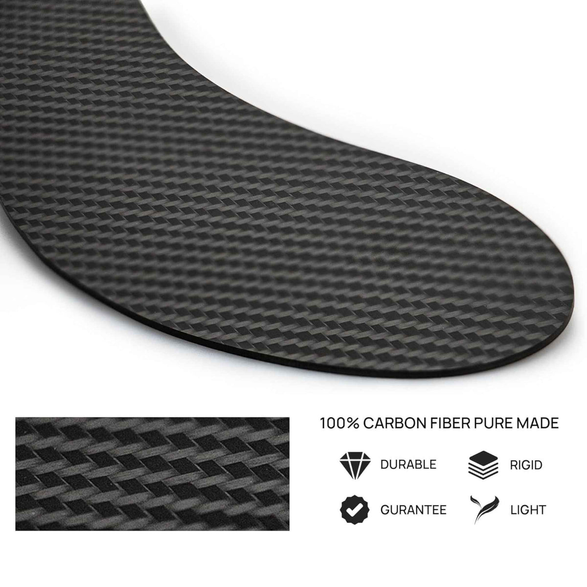 Carbon Fibre Insoles - One Pair